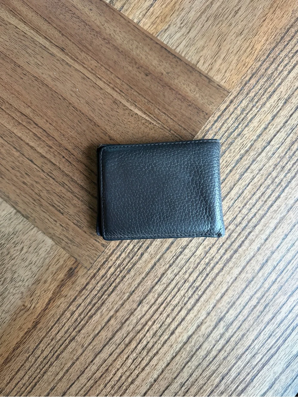 Banana Republic Black Leather Money Wallet